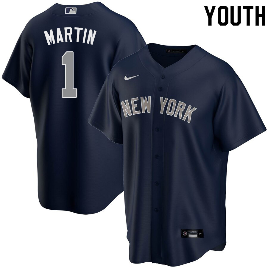2020 Nike Youth #1 Billy Martin New York Yankees Baseball Jerseys Sale-Navy